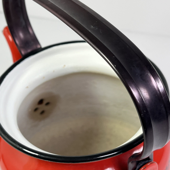 Enamel Kettle Finel Kaj Franck Arabia "Kehrä" Coffee /Tea Pot Finland **READ - Picture 13 of 16